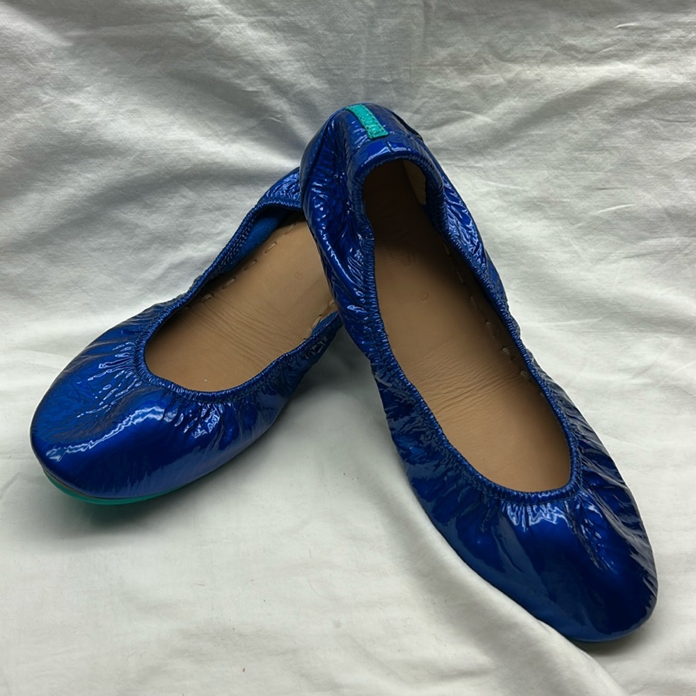 Tieks by Gavrieli- Sapphire Blue patent- size 9